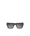 Akoni Rectangular Sunglasses In Black