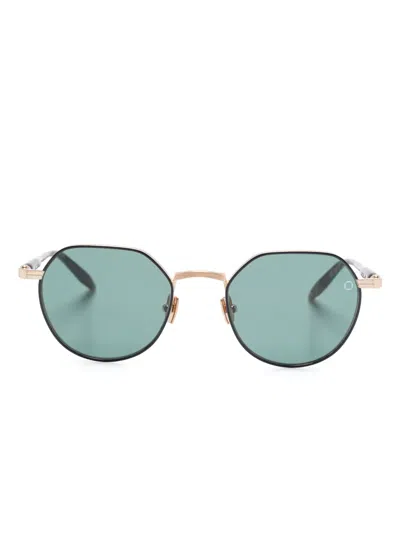 Akoni Round-frame Sunglasses