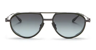 Akoni Skyracer - Black Iron / Matte Green Sunglasses