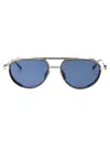 Akoni Slv-slv Titanium Sunglasses In Gray