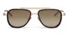 Akoni Spitzer - Brushed 12k Gold/ Brown Sunglasses In Brown