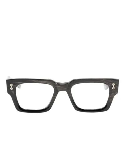 Akoni Square-frame Glasses In Black