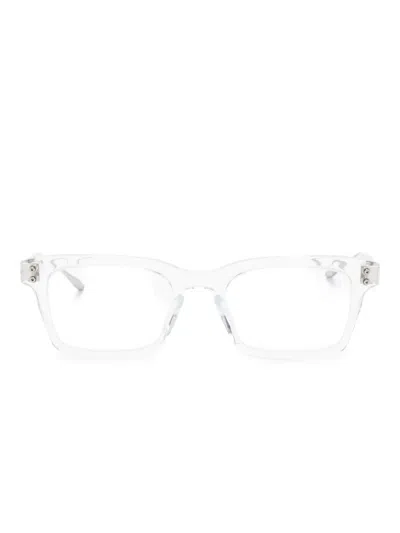Akoni Square-frame Glasses In White