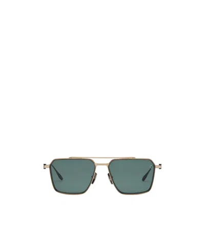 Akoni Square-frame Sunglasses In Green