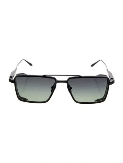 Pre-owned Akoni Square Gradient Sunglasses W/ Tags In Black