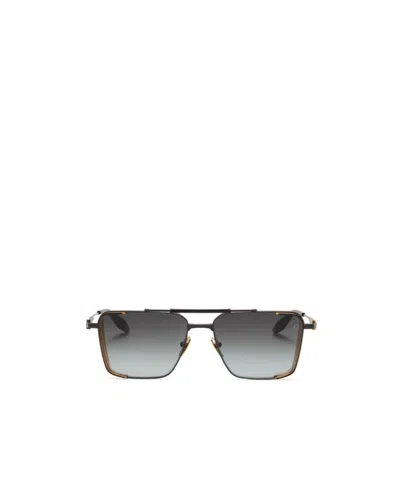 Akoni Square Sunglasses In Black