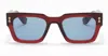 Akoni Cosmo - Crystal Burgundy / White Gold Sunglasses In Brown