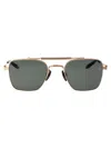 Akoni Europa Sunglasses In Brushed White Gold-dark Tortoise W/g-15