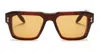 Akoni Hercules Square-frame Sunglasses In Yellow