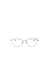 Akoni Vega Glasses In Brushed White Gold/black Rhodium