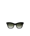 Akoni Black W Acetate Sunglasses In Black
