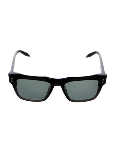 Pre-owned Akoni Wayfarer Tinted Sunglasses In Black