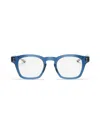Akoni Wise Square-frame Glasses In Blue
