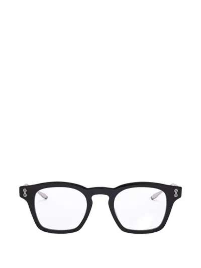 Akoni Wise Square-frame Glasses In Black