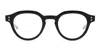 Akoni Wise Three - Black / 12k Gold Rx Glasses In Black/gold