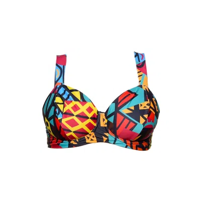 Akosua Swimwear Women's Oh You See Me Bikini Top - Multicoloured