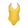 Akosua Swimwear Women's Yellow / Orange Cheeky Chick One-piece - Yellow