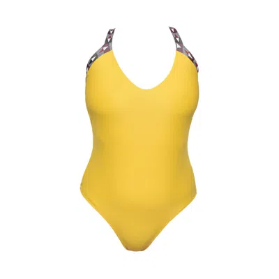 Akosua Swimwear Women's Yellow / Orange Cheeky Chick One-piece - Yellow