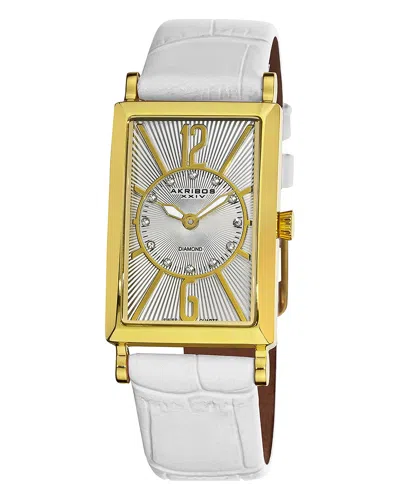 Akribos Xxiv Akribos Women's Essential Watch In White