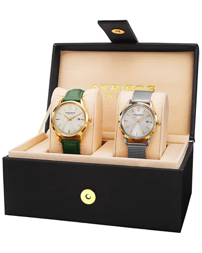 Akribos Xxiv Akribos Xxvi Women's 2-watch Set