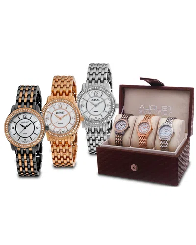 Akribos Xxiv August Steiner Women's 3pc Watch Gift Set