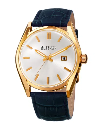 AKRIBOS XXIV AKRIBOS XXIV AUGUST STEINER WOMEN'S GENUINE LEATHER WATCH