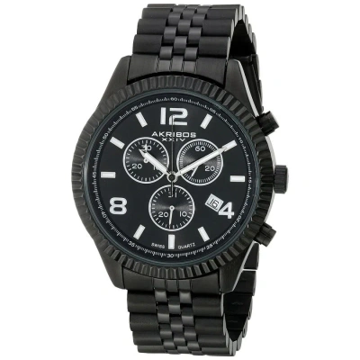 Akribos Xxiv Black Dial Chronograph Men's Watch Ak799bk