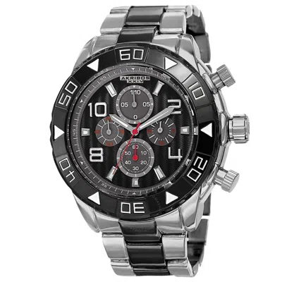 Akribos Xxiv Extremis Chronograph Quartz Black Dial Men's Watch P50125