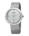 Akribos Xxiv Men's Brass Diamond Watch
