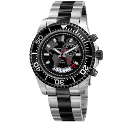 Akribos Xxiv Men's Casual Quartz Black Dial Men's Watch P50173 In Metallic