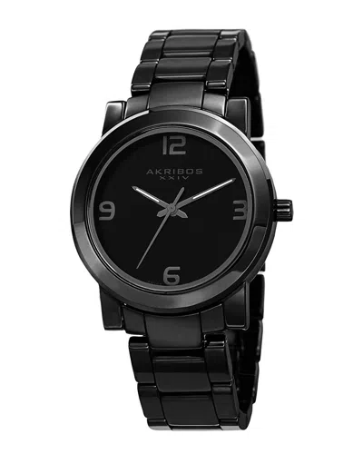 Akribos Xxiv Men's Ceramic Watch