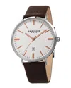 Akribos Xxiv Men's Leather Watch