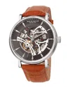 Akribos Xxiv Men's Leather Watch