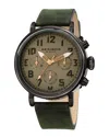 Akribos Xxiv Men's Leather Watch