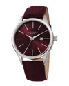 Akribos Xxiv Men's Leather Watch