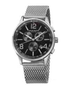 Akribos Xxiv Men's Stainless Steel Chronograph Watch