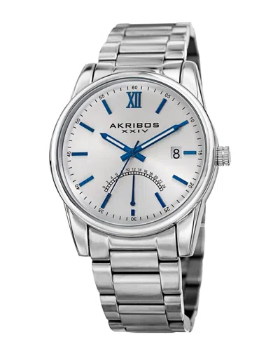 Akribos Xxiv Men's Stainless Steel Watch