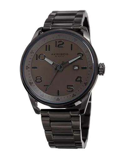 Akribos Xxiv Men's Stainless Steel Watch