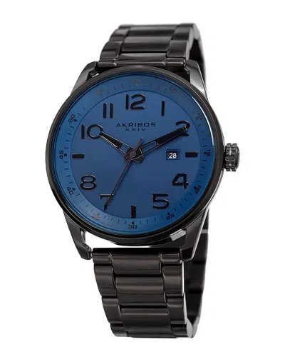 Akribos Xxiv Men's Stainless Steel Watch