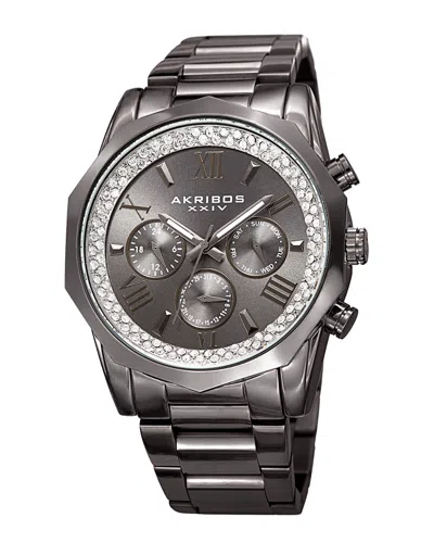 Akribos Xxiv Men's Stainless Steel Watch