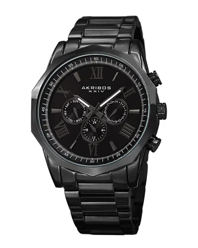 Akribos Xxiv Men's Stainless Steel Watch
