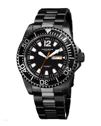 Akribos Xxiv Men's Stainless Steel Watch