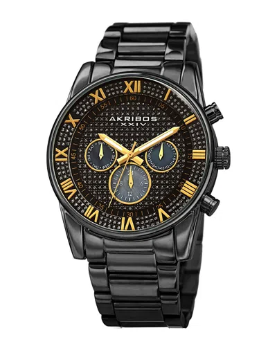 Akribos Xxiv Men's Stainless Steel Watch