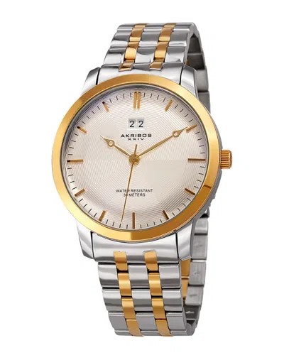 Akribos Xxiv Men's Stainless Steel Watch