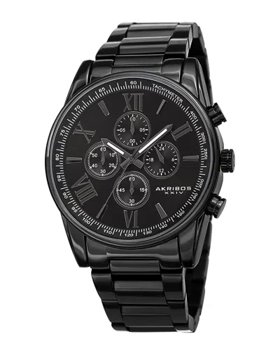 Akribos Xxiv Men's Stainless Steel Watch