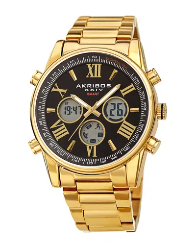 Akribos Xxiv Men's Stainless Steel Watch