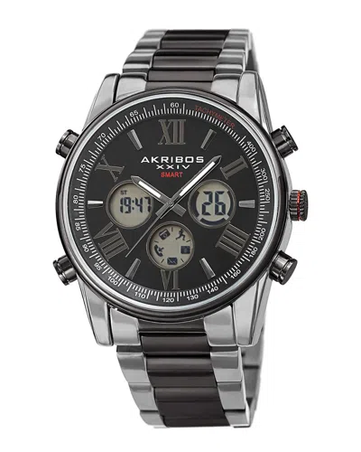Akribos Xxiv Men's Stainless Steel Watch