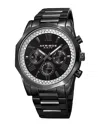 Akribos Xxiv Men's Stainless Steel Watch