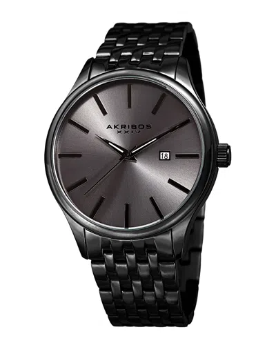 Akribos Xxiv Men's Stainless Steel Watch