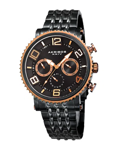 AKRIBOS XXIV AKRIBOS XXIV MEN'S STAINLESS STEEL WATCH
